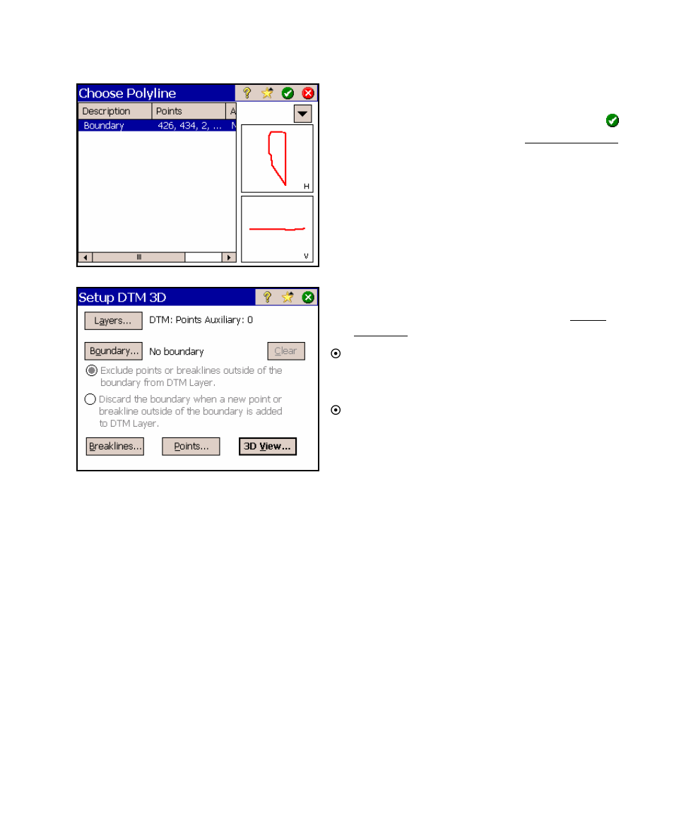 Select any break lines (optional) | Spectra Precision Survey Pro v4.5 Ranger User Manual User Manual | Page 111 / 339