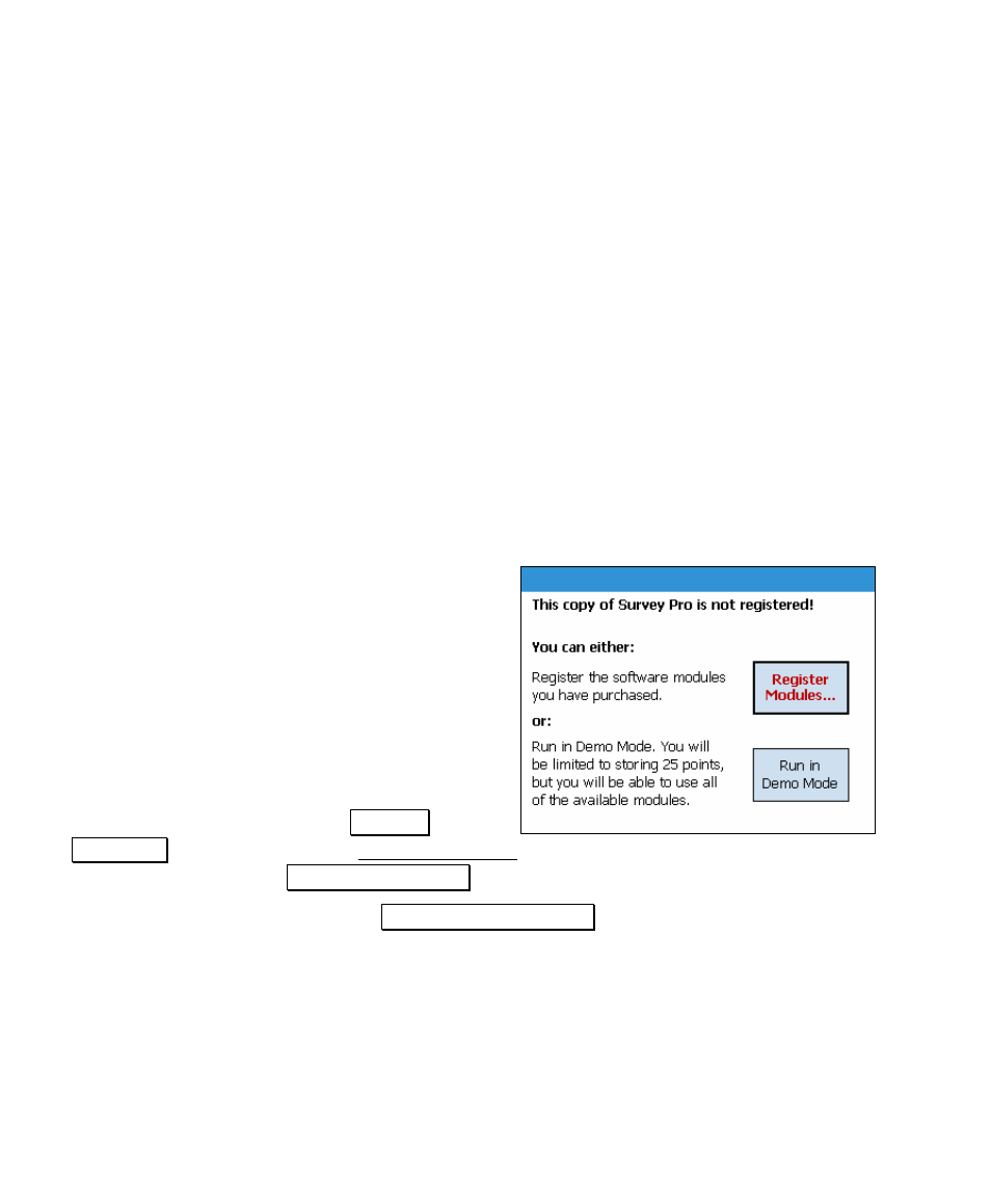 Survey pro installation, Registering | Spectra Precision Survey Pro v4.5 Ranger User Manual User Manual | Page 14 / 339