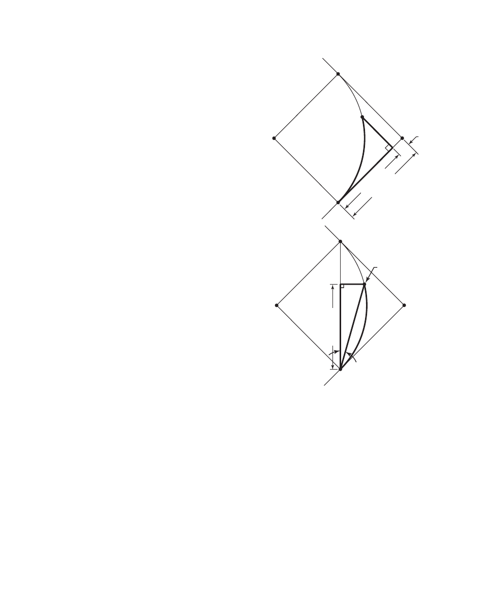 Tangent offset, Chord offset, Slope staking | E road cross-section | Spectra Precision Survey Pro v4.5 Ranger User Manual User Manual | Page 161 / 339