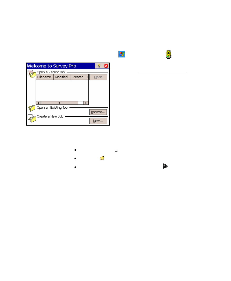 Using survey pro | Spectra Precision Survey Pro v4.5 Ranger User Manual User Manual | Page 17 / 339