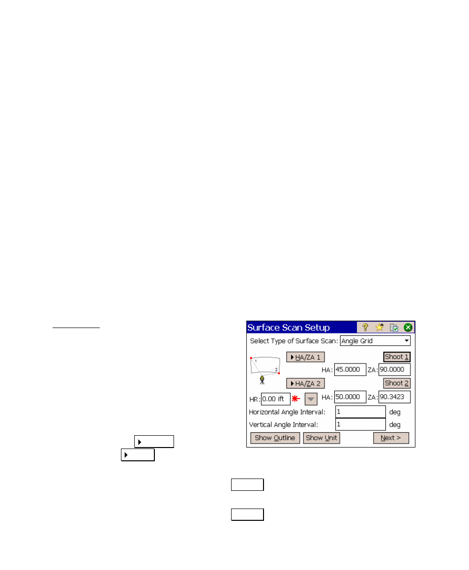 Angle grid, Distance grid advantage and disadvantages | Spectra Precision Survey Pro v4.5 Ranger User Manual User Manual | Page 178 / 339