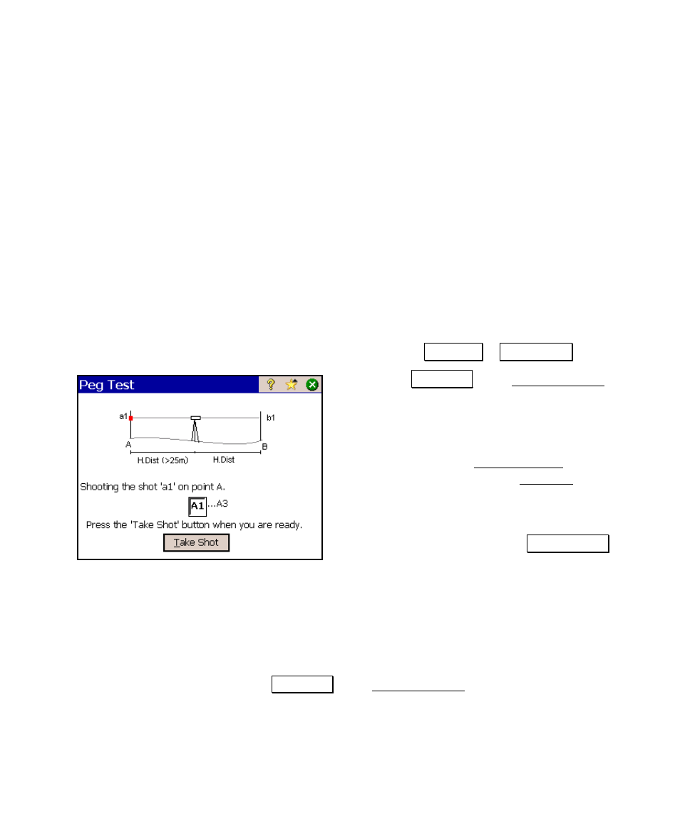 2 peg test | Spectra Precision Survey Pro v4.5 Ranger User Manual User Manual | Page 195 / 339