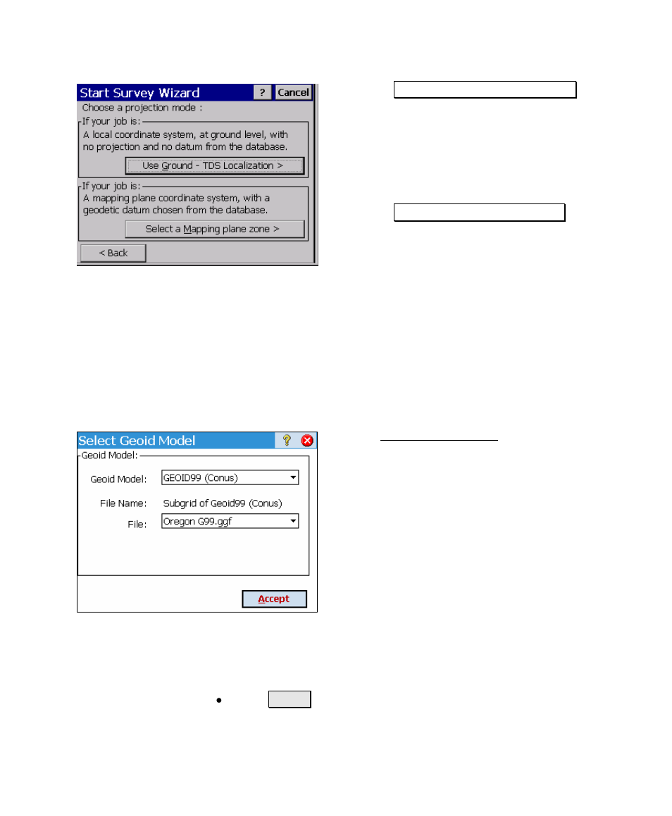 Start gps survey – choose geoid | Spectra Precision Survey Pro v4.5 Ranger User Manual User Manual | Page 247 / 339