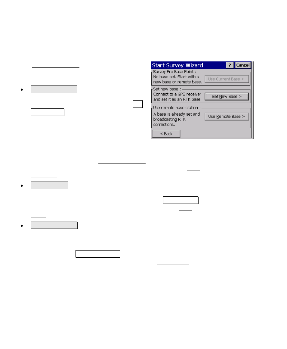 Start gps survey – choose base setup | Spectra Precision Survey Pro v4.5 Ranger User Manual User Manual | Page 248 / 339