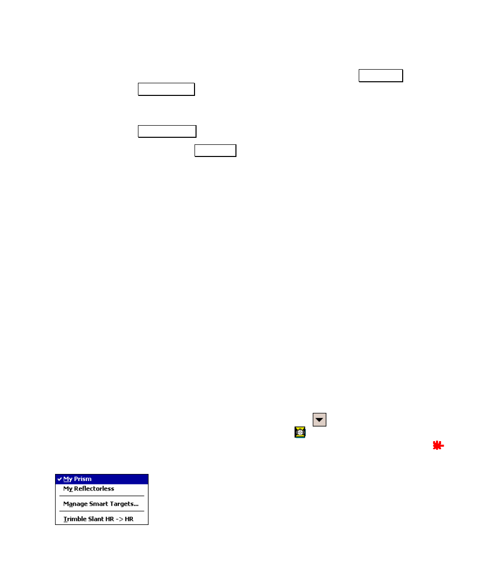 Smart targets, Selecting smart targets, Registering | Spectra Precision Survey Pro v4.5 Ranger User Manual User Manual | Page 29 / 339