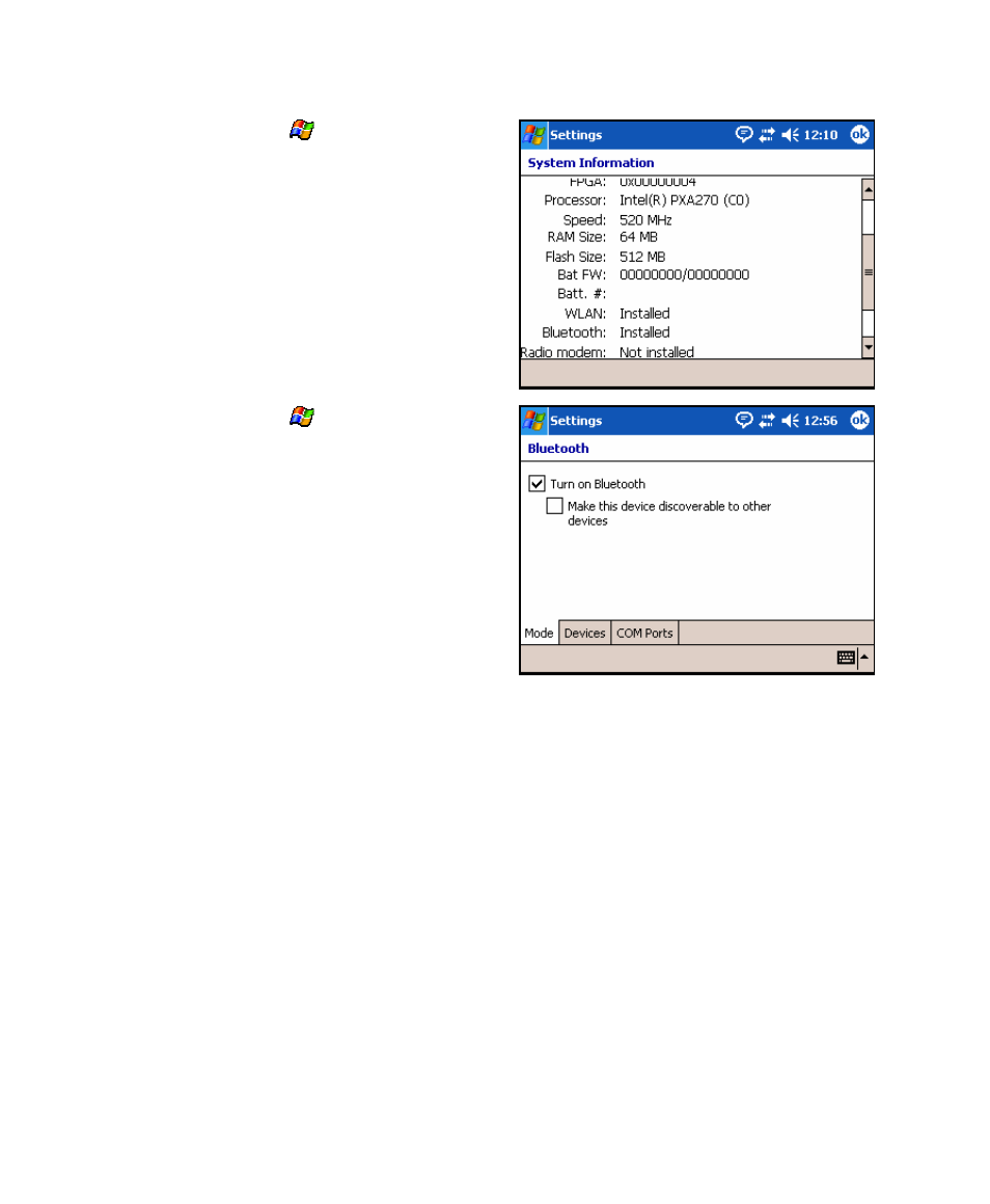 Activate bluetooth in windows, Discover and bond with new bluetooth devices | Spectra Precision Survey Pro v4.5 Ranger User Manual User Manual | Page 306 / 339