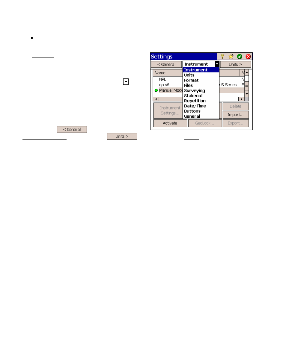 File management and foresight dxm, Nd bar, Parts of a screen | Spectra Precision Survey Pro v4.5 Ranger User Manual User Manual | Page 38 / 339