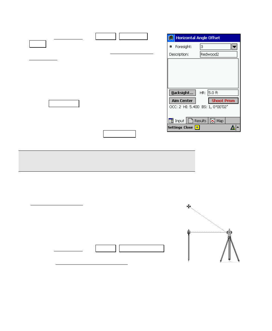 Vertical angle offset screen, Import / export | Spectra Precision Survey Pro v4.5 Recon and Nomad User Manual User Manual | Page 148 / 379