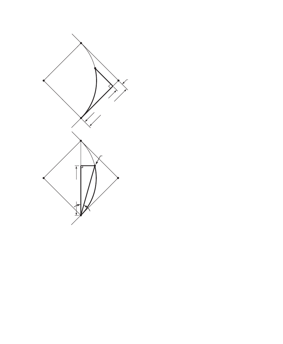 Tangent offset, Chord offset, Slope staking | E road cross-section | Spectra Precision Survey Pro v4.5 Recon and Nomad User Manual User Manual | Page 179 / 379