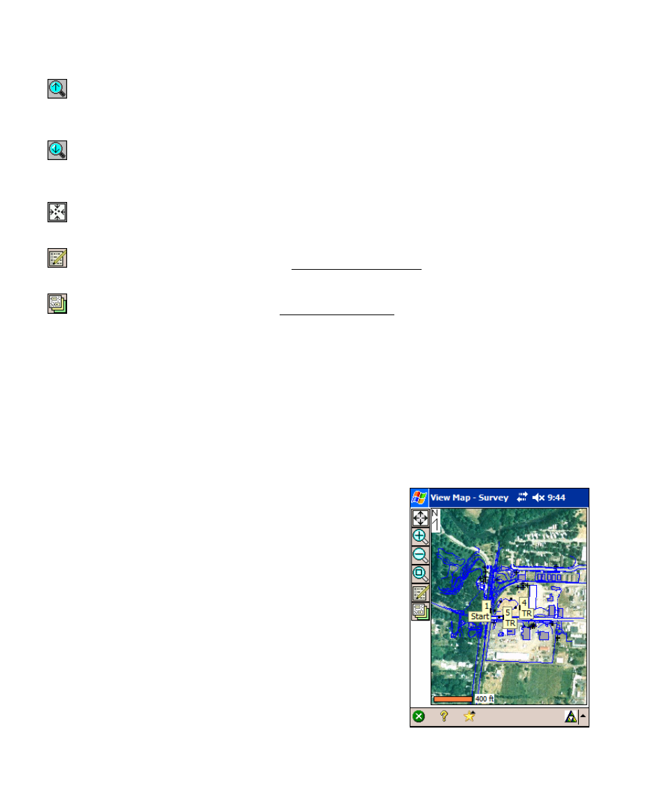 Basemaps, Basemap files, Using survey pro | Spectra Precision Survey Pro v4.5 Recon and Nomad User Manual User Manual | Page 40 / 379