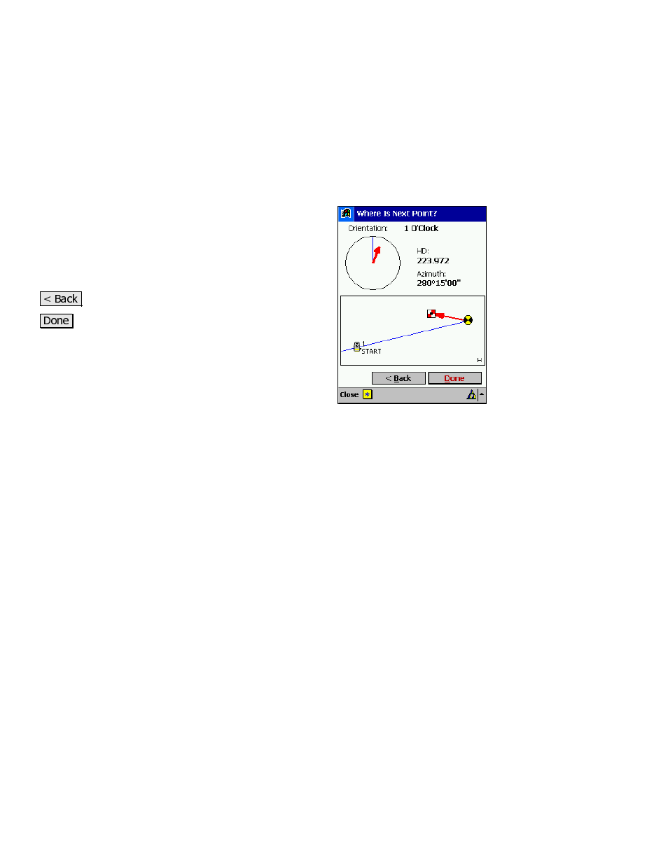 Where is next point – screen two | Spectra Precision Survey Pro v3.80 Recon iPAQ Reference Manual User Manual | Page 164 / 261