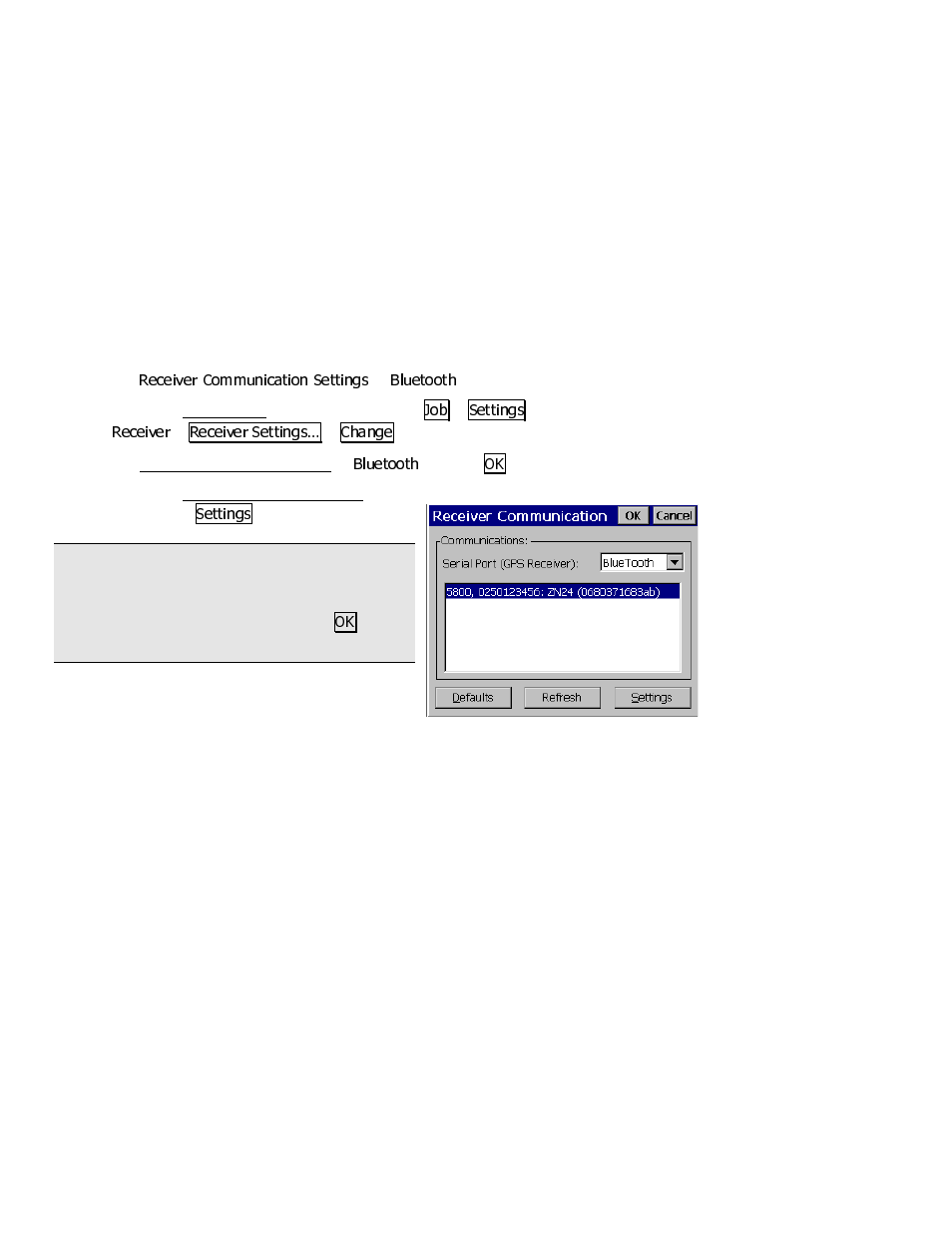 Bluetooth communication, Configuring the bluetooth settings | Spectra Precision Survey Pro v3.80 Ranger GPS User Manual User Manual | Page 62 / 97