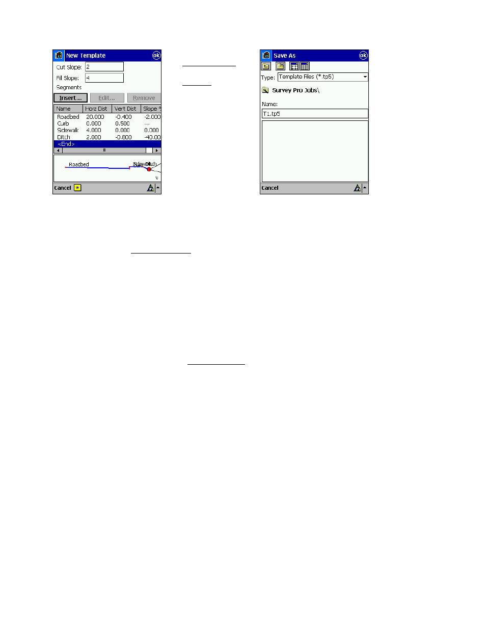 Building an alignment, Putting the road together | Spectra Precision Survey Pro v3.80 Recon iPAQ User Manual User Manual | Page 105 / 178