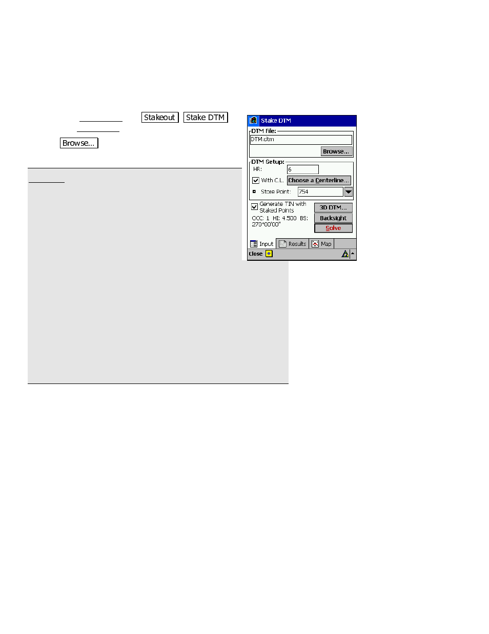 Set up the job | Spectra Precision Survey Pro v3.80 Recon iPAQ User Manual User Manual | Page 118 / 178