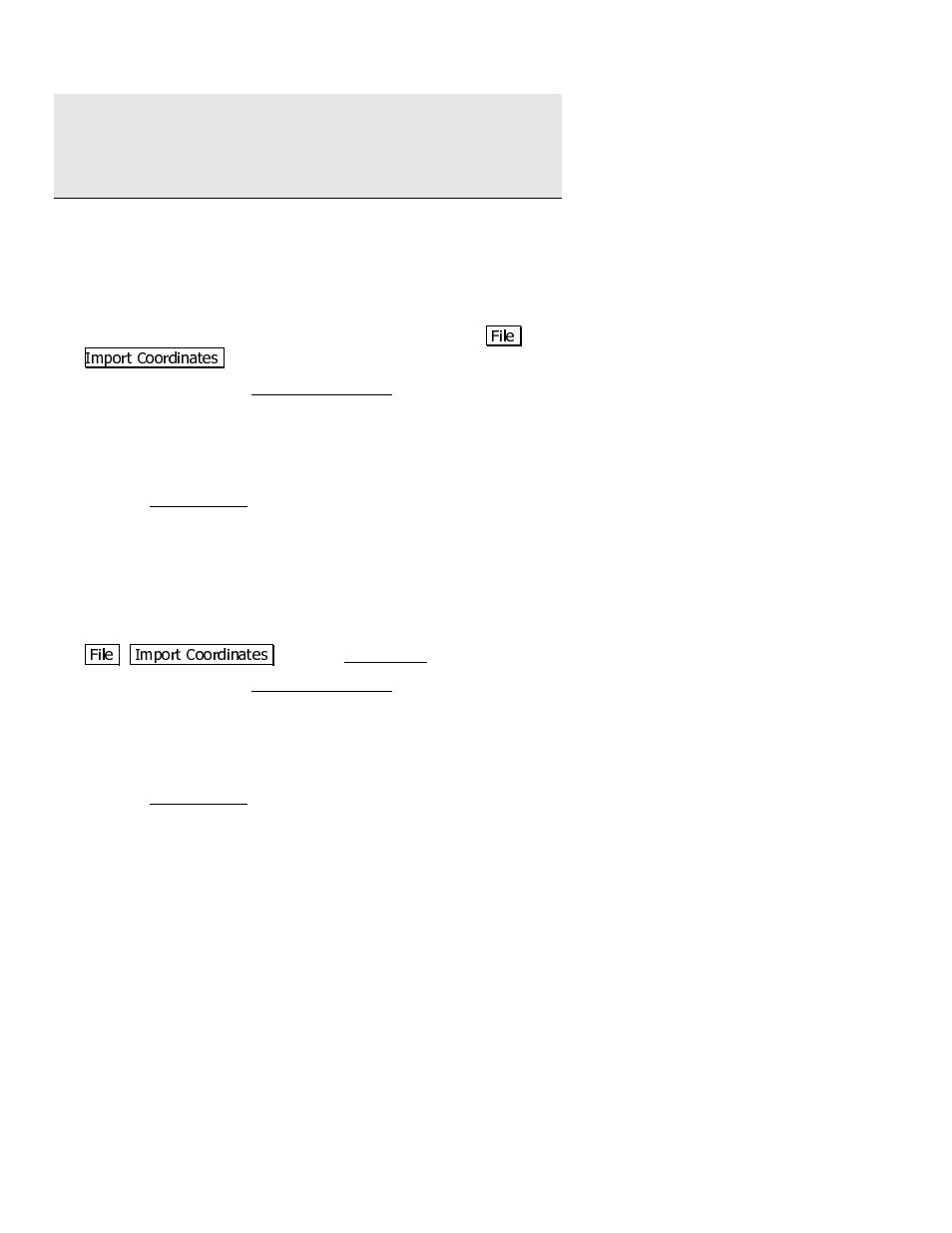 Importing *.job coordinates, Importing *.cr5 coordinates | Spectra Precision Survey Pro v3.80 Recon iPAQ User Manual User Manual | Page 128 / 178