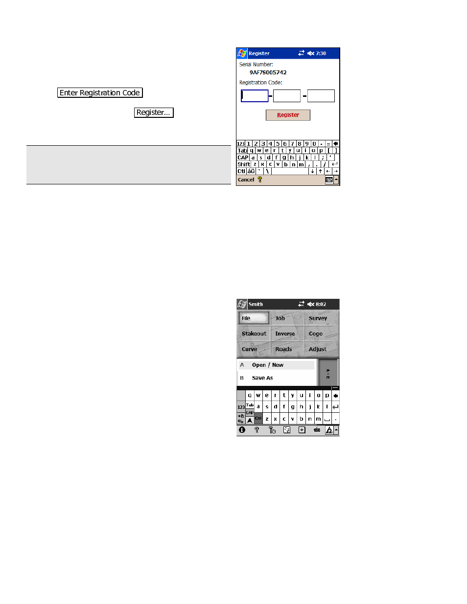 Data entry, Tds sip | Spectra Precision Survey Pro v3.80 Recon iPAQ User Manual User Manual | Page 14 / 178