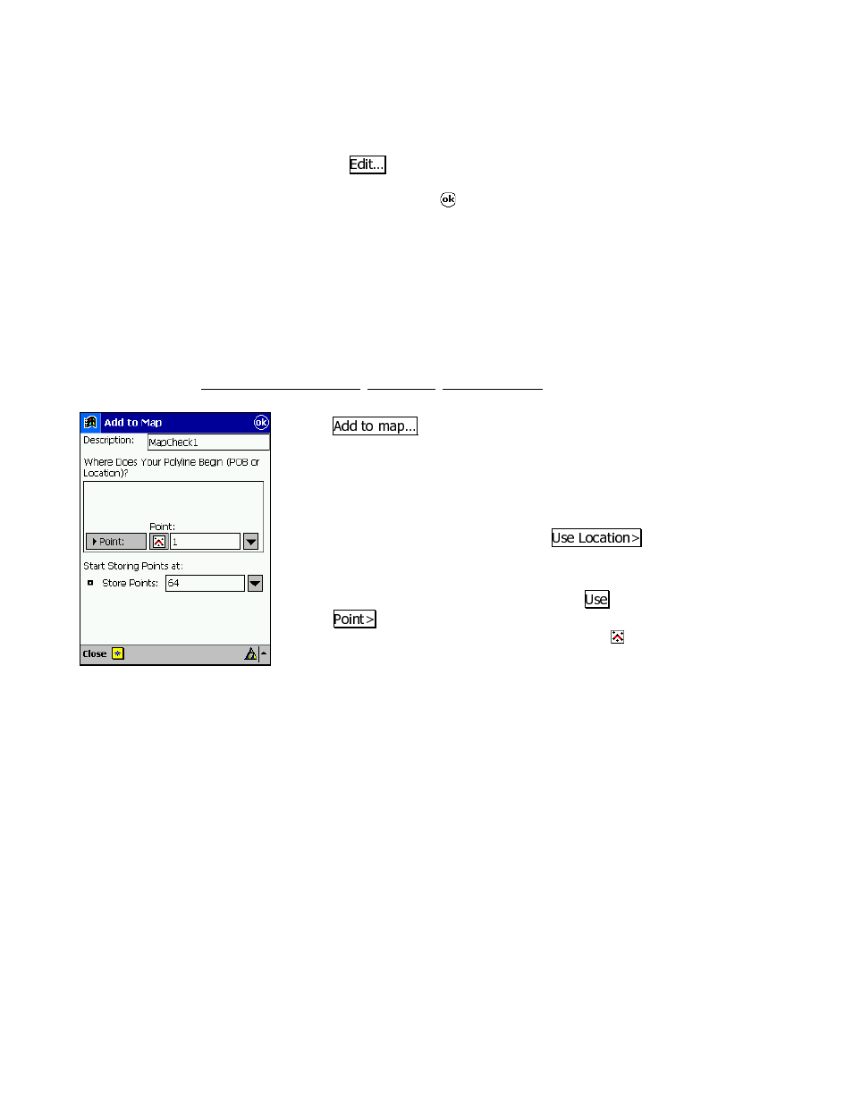 Editing boundary data, Adding boundary data to the current project | Spectra Precision Survey Pro v3.80 Recon iPAQ User Manual User Manual | Page 159 / 178