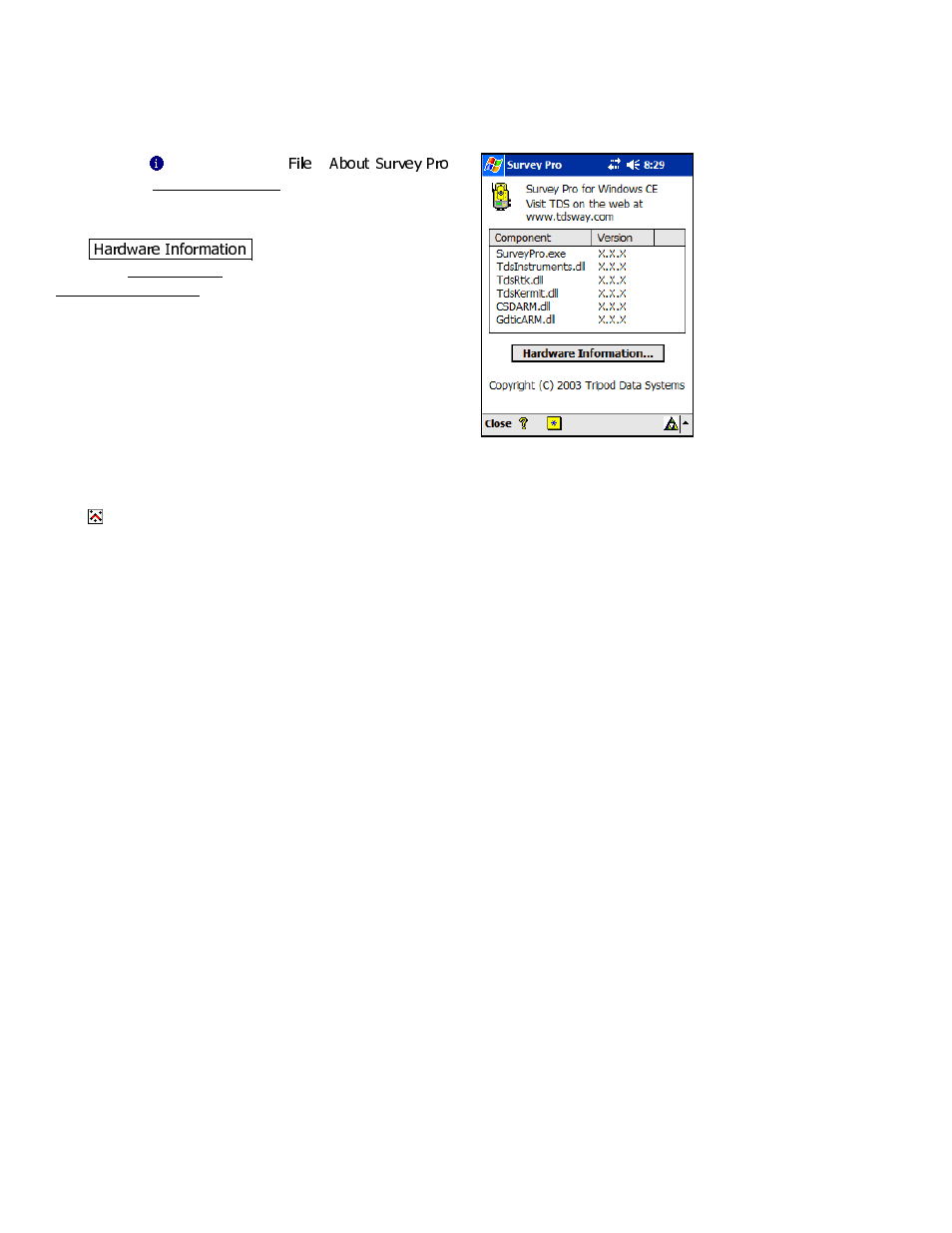 About survey pro, Map view | Spectra Precision Survey Pro v3.80 Recon iPAQ User Manual User Manual | Page 22 / 178