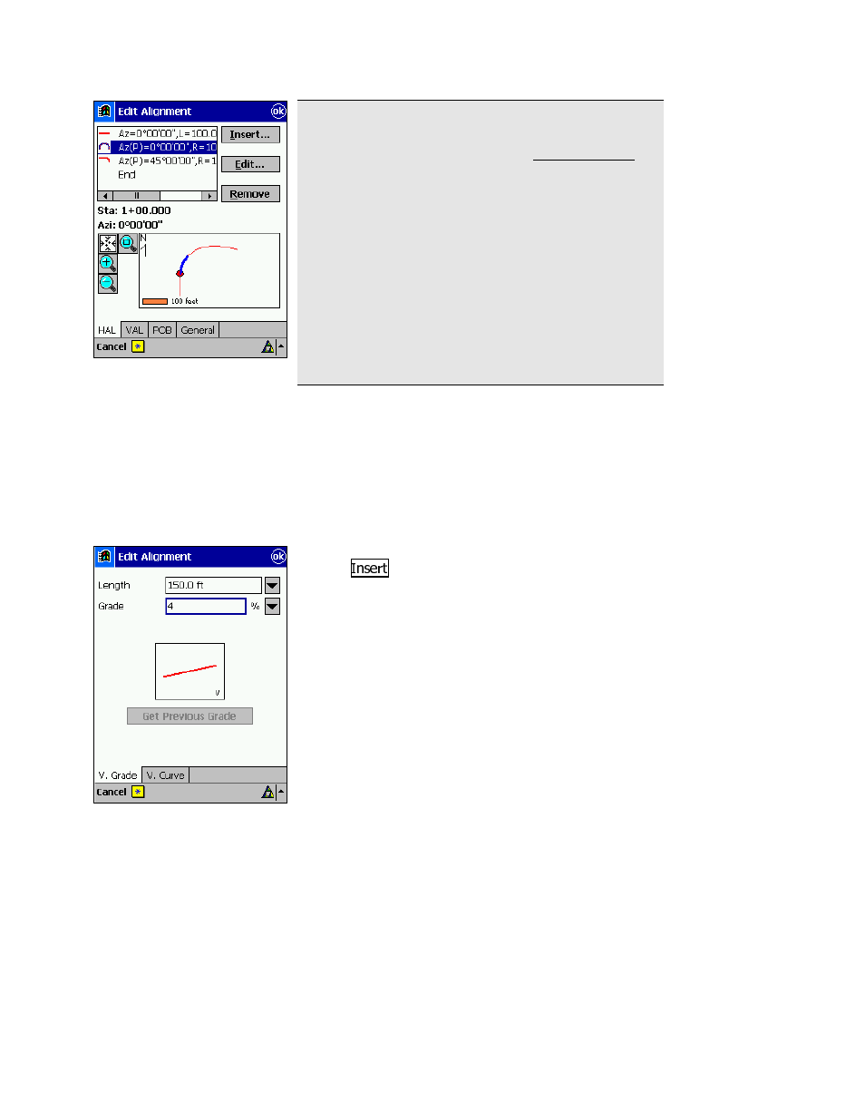 Vertical alignment | Spectra Precision Survey Pro v3.80 Recon iPAQ User Manual User Manual | Page 67 / 178