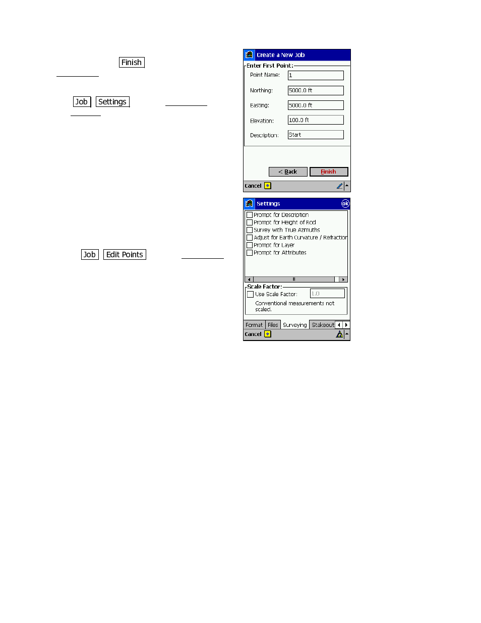 Spectra Precision Survey Pro v3.80 Recon iPAQ User Manual User Manual | Page 78 / 178