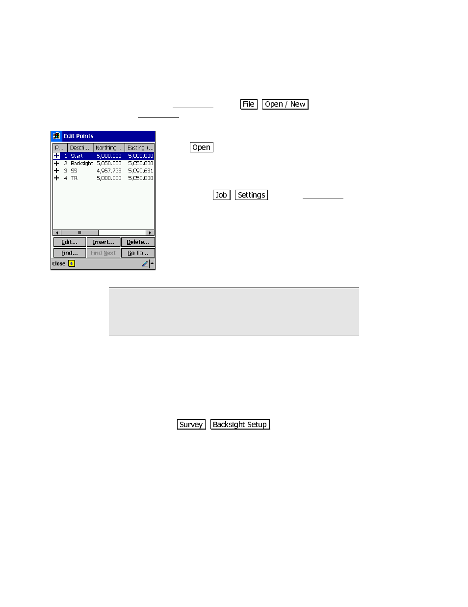 Set up | Spectra Precision Survey Pro v3.80 Recon iPAQ User Manual User Manual | Page 85 / 178