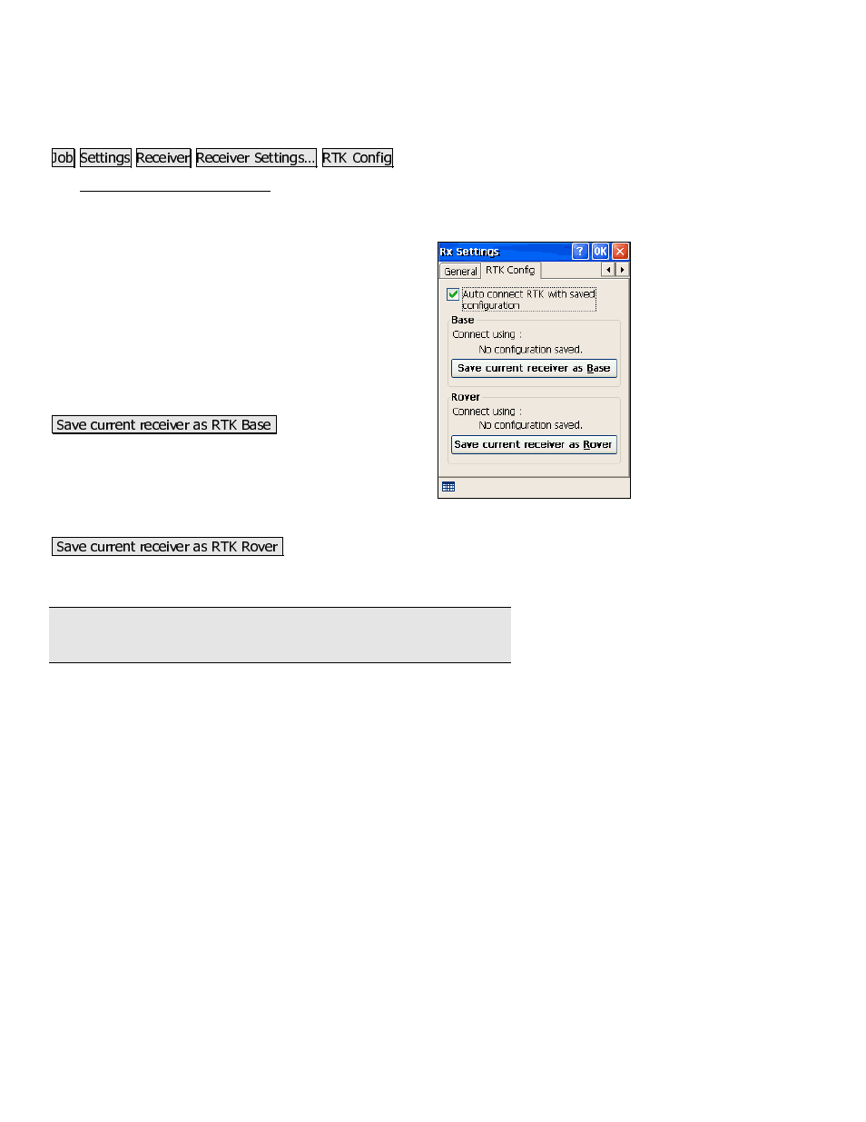 Rtk configurations | Spectra Precision Survey Pro 3.80 Recon GPS Reference Manual User Manual | Page 18 / 99