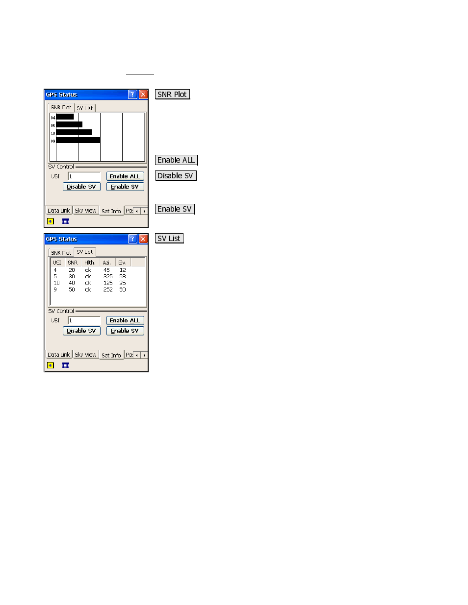 Sat info | Spectra Precision Survey Pro 3.80 Recon GPS Reference Manual User Manual | Page 23 / 99