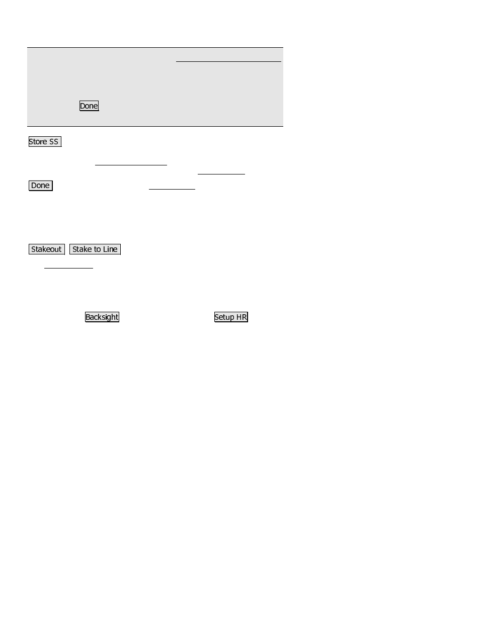 Stake to line | Spectra Precision Survey Pro 3.80 Recon GPS Reference Manual User Manual | Page 82 / 99