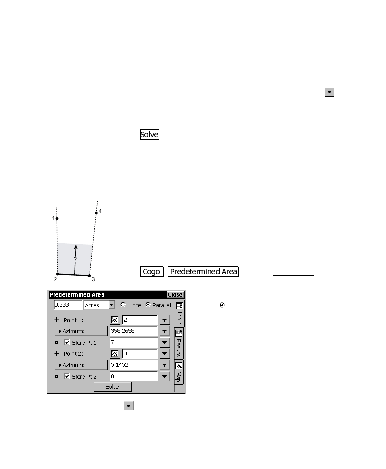 Parallel method | Spectra Precision Survey Pro CE v3.6 User Manual User Manual | Page 135 / 407