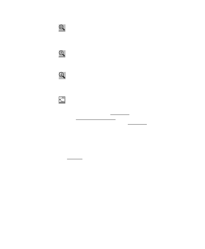 The settings screen, Zoom window button, Increase vertical scale | Decrease vertical scale, Display / hide labels button | Spectra Precision Survey Pro CE v3.6 User Manual User Manual | Page 21 / 407