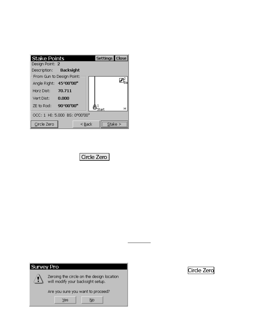 Stake points – screen two | Spectra Precision Survey Pro CE v3.6 User Manual User Manual | Page 264 / 407