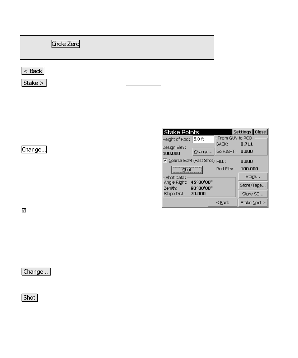 Stake points – screen three | Spectra Precision Survey Pro CE v3.6 User Manual User Manual | Page 265 / 407