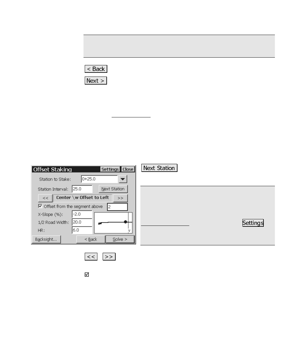 Offset staking – screen three | Spectra Precision Survey Pro CE v3.6 User Manual User Manual | Page 276 / 407