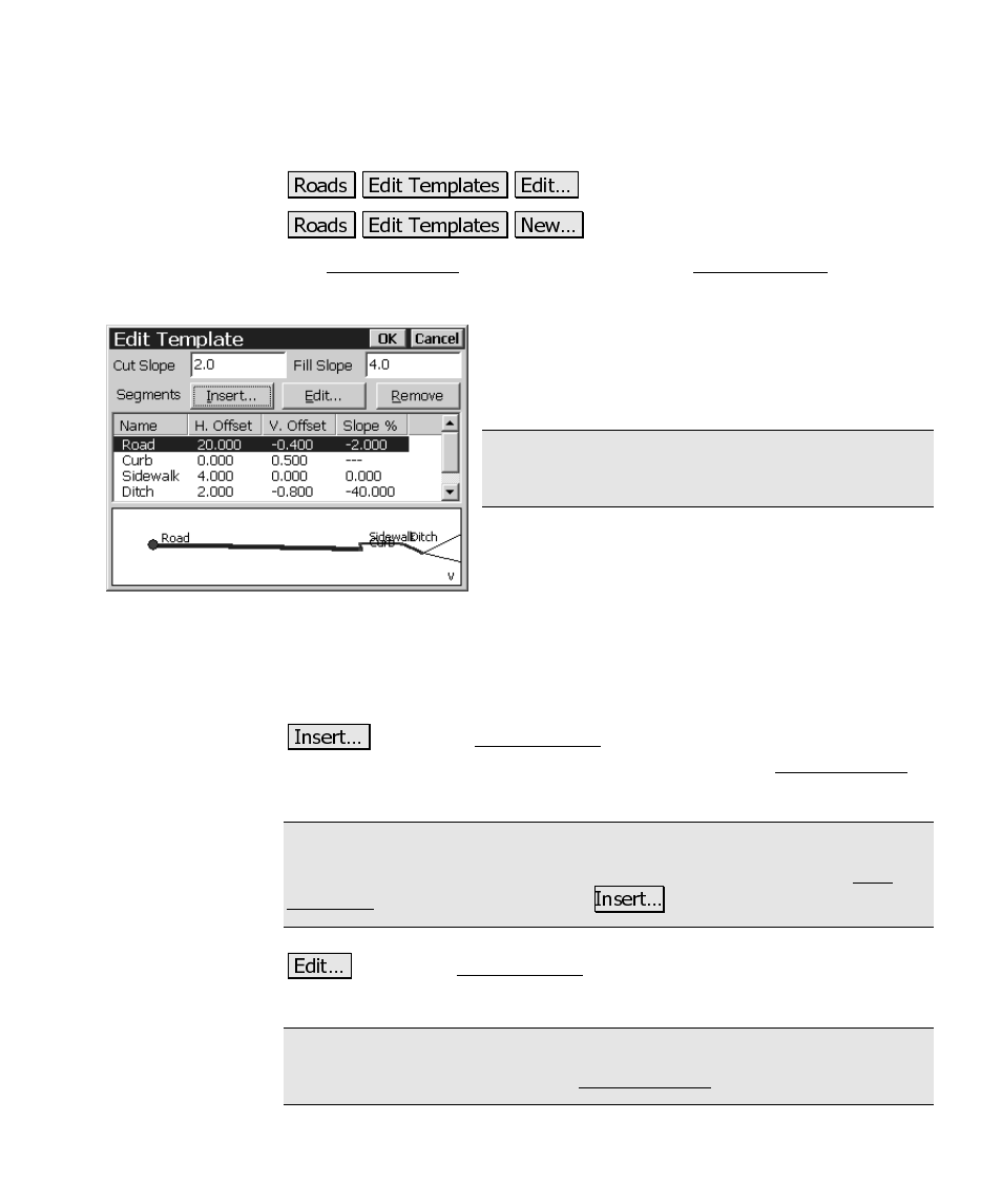 Edit template | Spectra Precision Survey Pro CE v3.6 User Manual User Manual | Page 360 / 407