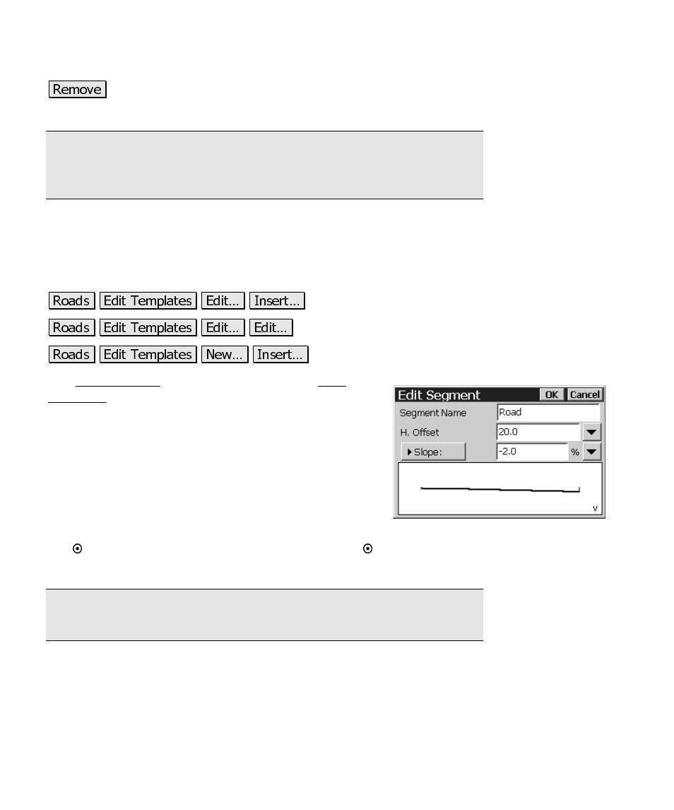 Edit segment | Spectra Precision Survey Pro CE v3.6 User Manual User Manual | Page 361 / 407