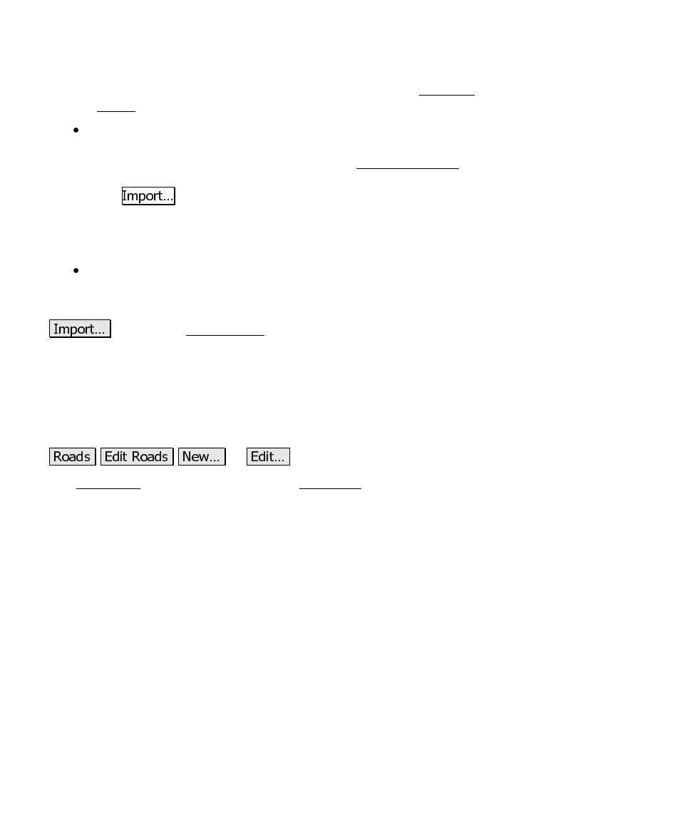 New road screen / edit road | Spectra Precision Survey Pro CE v3.6 User Manual User Manual | Page 363 / 407