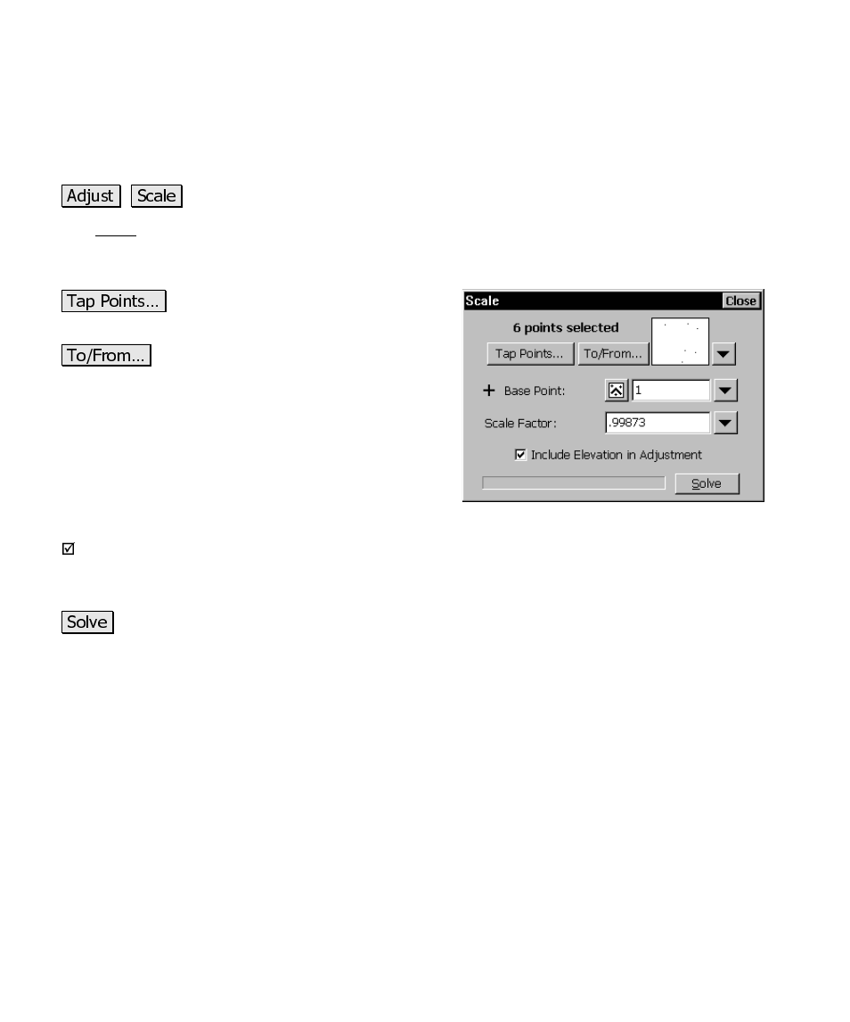 Scale | Spectra Precision Survey Pro CE v3.6 User Manual User Manual | Page 385 / 407