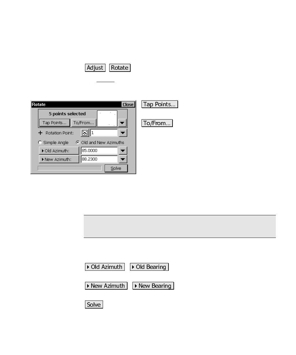 Rotate | Spectra Precision Survey Pro CE v3.6 User Manual User Manual | Page 388 / 407