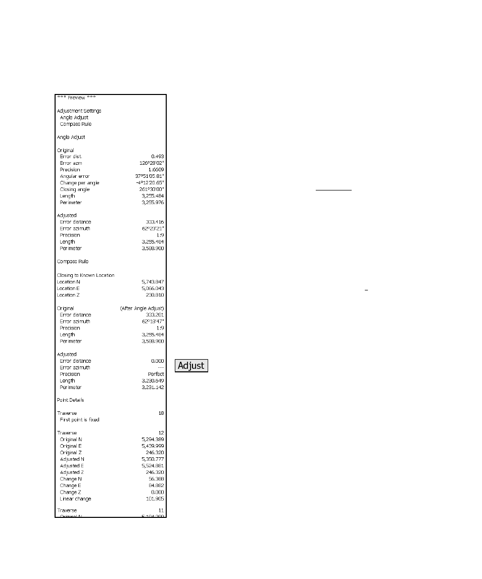 Traverse adjust – results | Spectra Precision Survey Pro CE v3.6 User Manual User Manual | Page 392 / 407