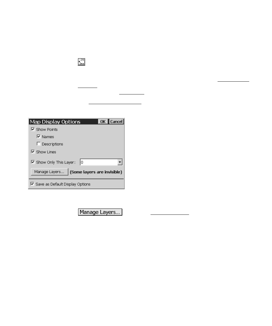 Map display options | Spectra Precision Survey Pro CE v3.6 User Manual User Manual | Page 396 / 407
