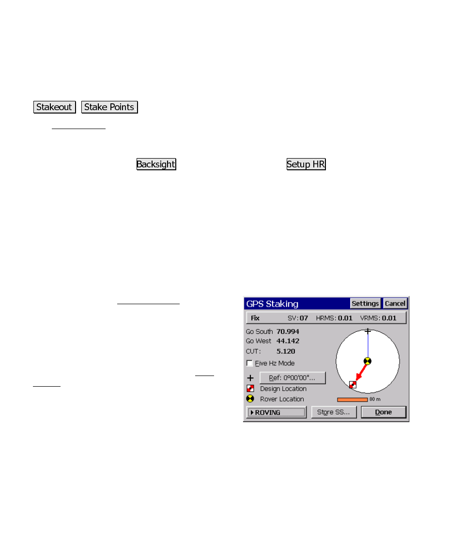 Stake points, Gps staking | Spectra Precision Survey Pro CE v3.60 GPS User Manual User Manual | Page 169 / 187