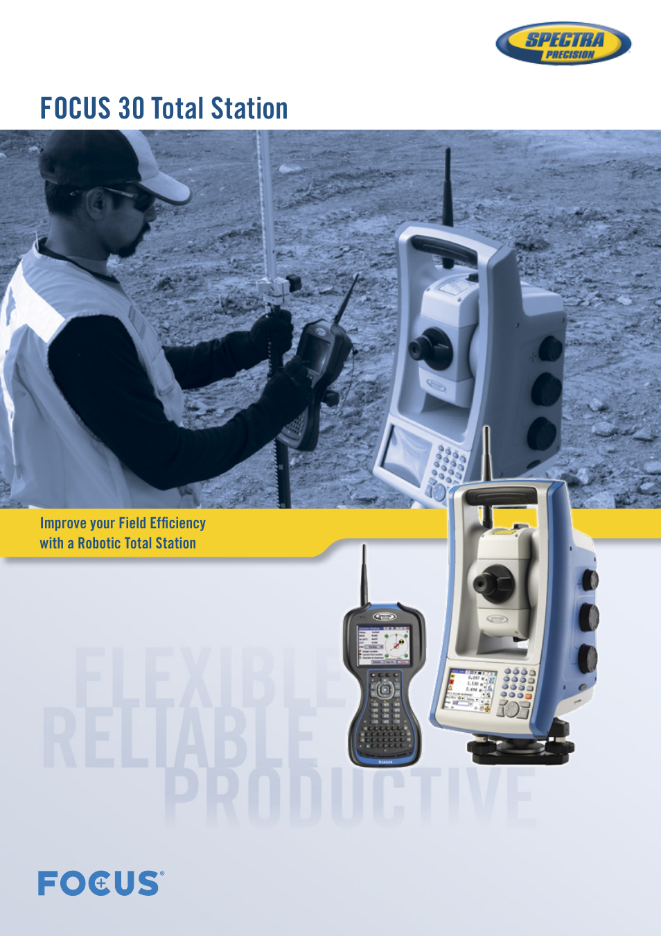 Spectra Precision FOCUS 30 User Manual | 4 pages