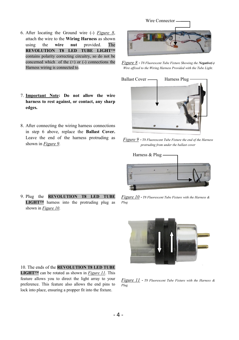 Star Lights Revolution T8-18 User Manual | Page 4 / 5