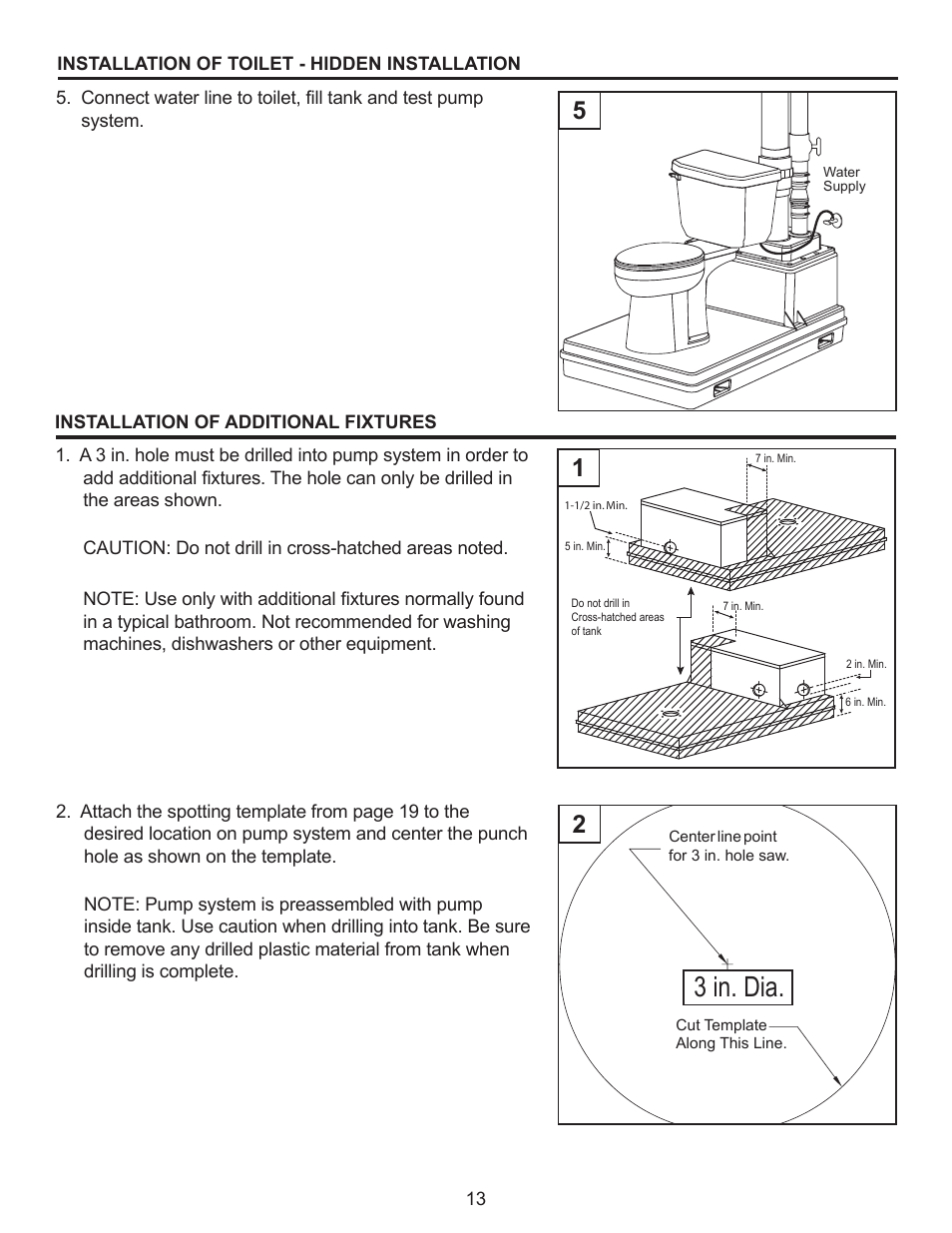 3 in. dia | Star Water Systems S1101 User Manual | Page 13 / 38