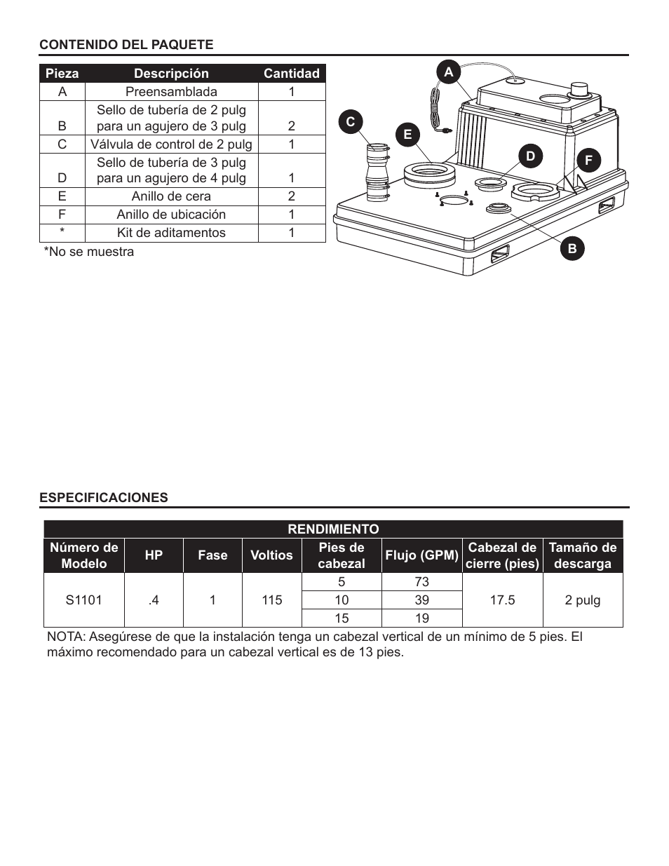 Star Water Systems S1101 User Manual | Page 23 / 38