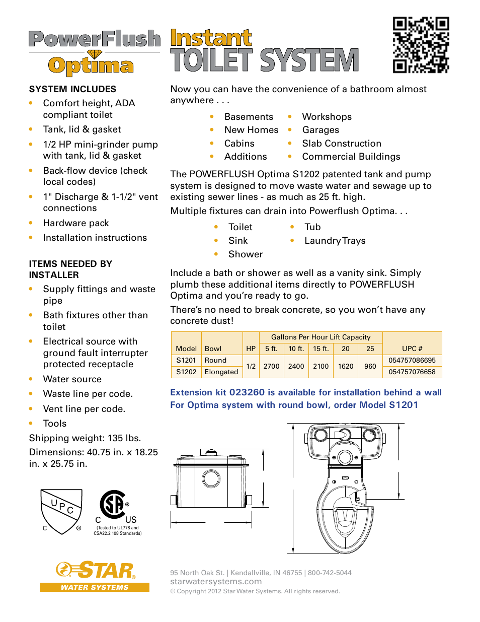 Star Water Systems S1202 User Manual | Page 2 / 2