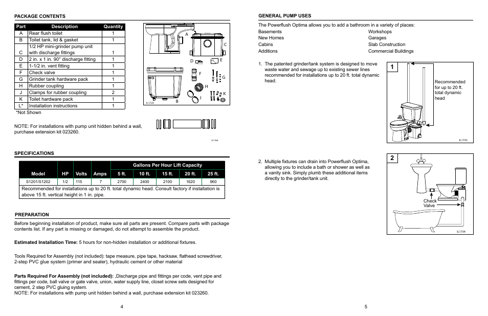 Star Water Systems S1203 User Manual | Page 3 / 12