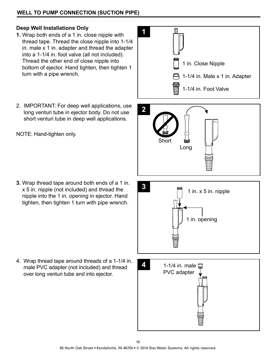 Star Water Systems SJ10 User Manual | Page 10 / 22