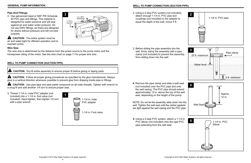 Star Water Systems SJ05S User Manual | Page 4 / 9