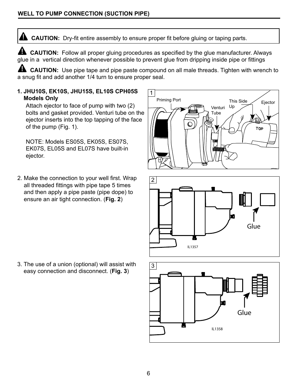 Glue | Star Water Systems EL10S User Manual | Page 6 / 20
